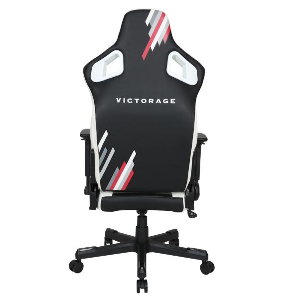 Victorage Premium PU Leather Gaming Chair - Delta Series - White/Black