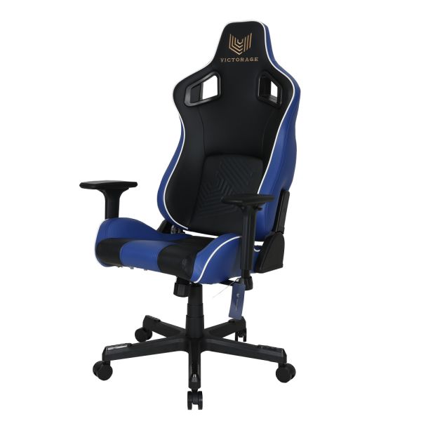 Victorage Premium PU Leather Gaming Chair - Delta Series - Blue/Black