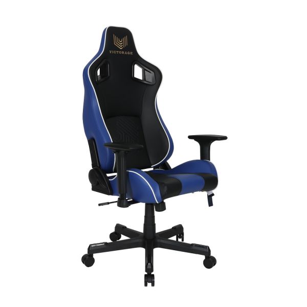 Victorage Premium PU Leather Gaming Chair - Delta Series - Blue/Black