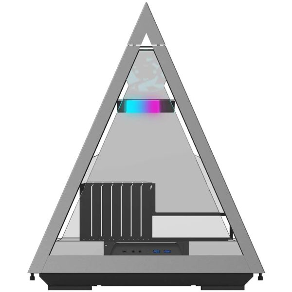 Azza Pyramid Innovative With RGB Fan - PC Case - Black