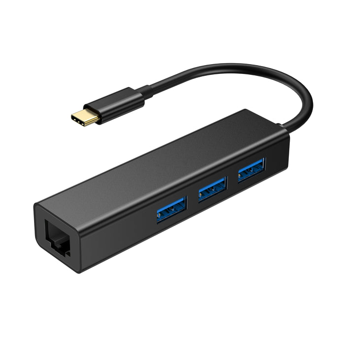 Choetech Hub USB-C to 3 USB3.0 + RJ