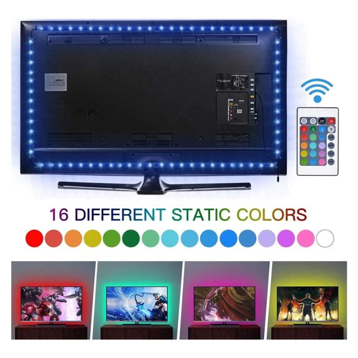 Twisted Minds Gaming Monitor/Tv RGB WIFI Smart Music LED Strip Lights (10M)