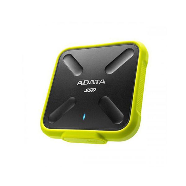 ADATA SD700 3D NAND 512GB SSD Portable External Solid State Drive - Yellow