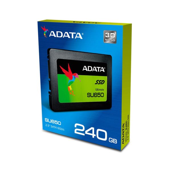ADATA Ultimate 3D NAND 240GB SSD - Internal Solid State Drive - Black