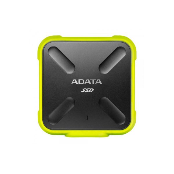 ADATA SD700 3D NAND 256GB SSD Portable External Solid State Drive - Yellow