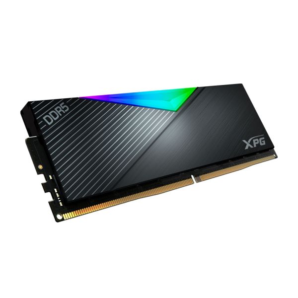 XPG Lancer DDR5 RGB 5200MHz 32GB (2x16GB) UDIMM Desktop SDRAM Memory RAM Kit - Black