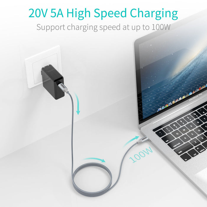 Choetech 100W USB C to USB C 1.80M Cable