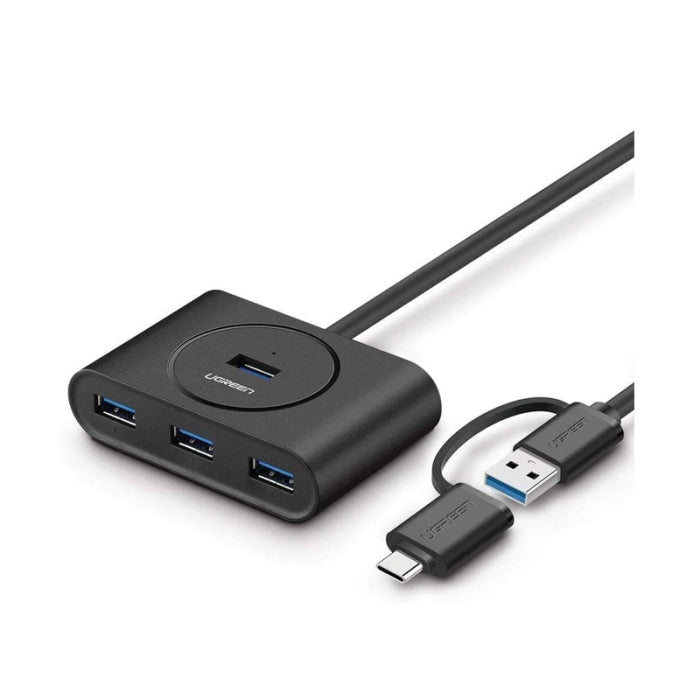 UGreen 2-in-1 USB-C + USB 3.0 4 Port Hub