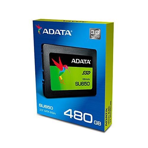 ADATA Ultimate 3D NAND 480GB SSD - Internal Solid State Drive - Black