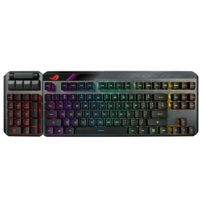 Asus Rog Strix Claymore II Wireless/Wired Mechanical TKL Gaming Keyboard ROG RX Red Switch (Arabic)