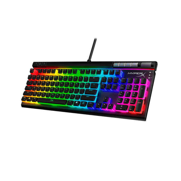 HyperX Alloy Elite 2 RGB Wired Mechanical Gaming Keyboard Linear HX Red Switch HyperX Pudding Keycaps (ABS) For PC,PS5,PS4,Xbox Series X|S & Xbox One