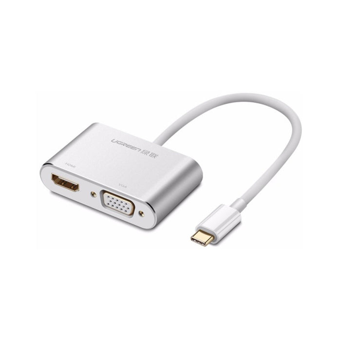 UGreen USB-C to HDMI + VGA + USB3.0 Converter With PD Charging