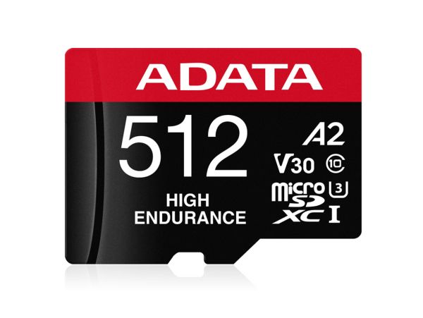 ADATA High Endurance MicroSDXC/SDHC UHS-I Card - Memory Card - 512GB
