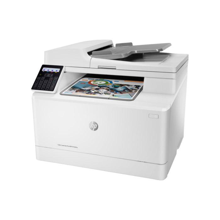 HP Color Laserjet Pro MFP M183FW A4 Printer, ADF + Flatbed Scanner, Copier & Fax With Duplex Printing - LAN, WiFi & Fax