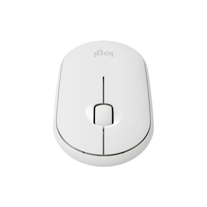 Logitech Pebble M350 Wireless Ambidextrous Mouse - Off-White