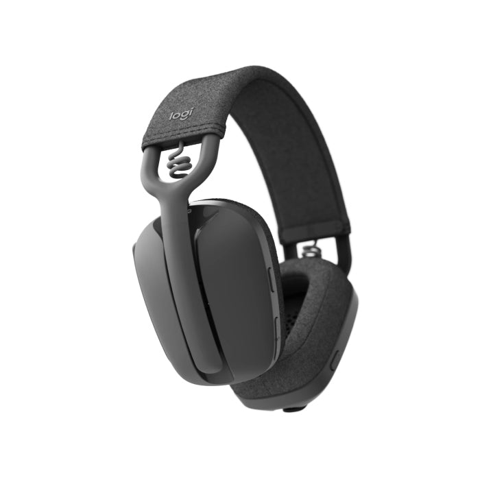 Logitech Zone Vibe 100 Wireless Bluetooth Headset With Noise-Cancelling Mic - Graphite