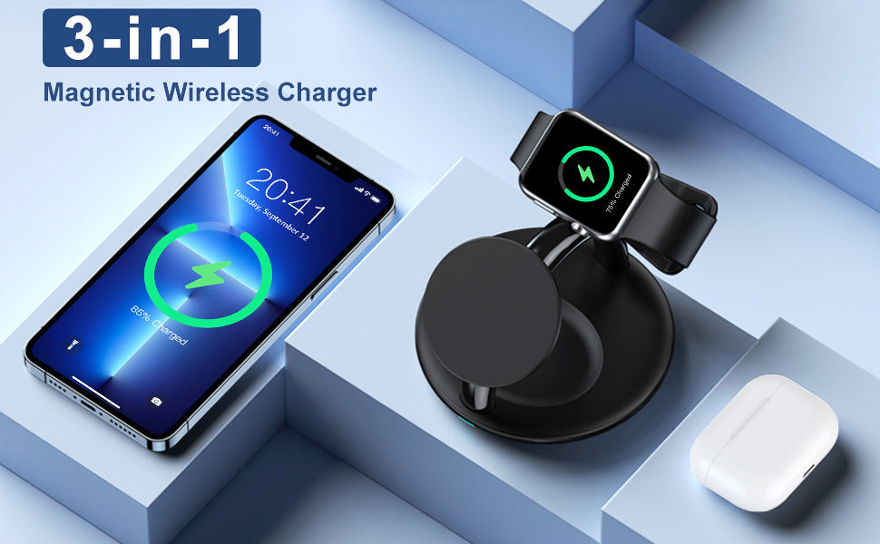 Choetech 3 IN 1 Magsafe charger