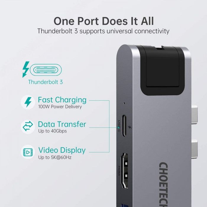 Chetech 7-in-1 USB-C Multiport Adapter