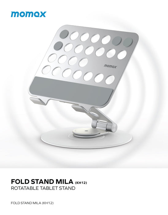 Fold Stand Mila Rotatable Tablet Stand KH12