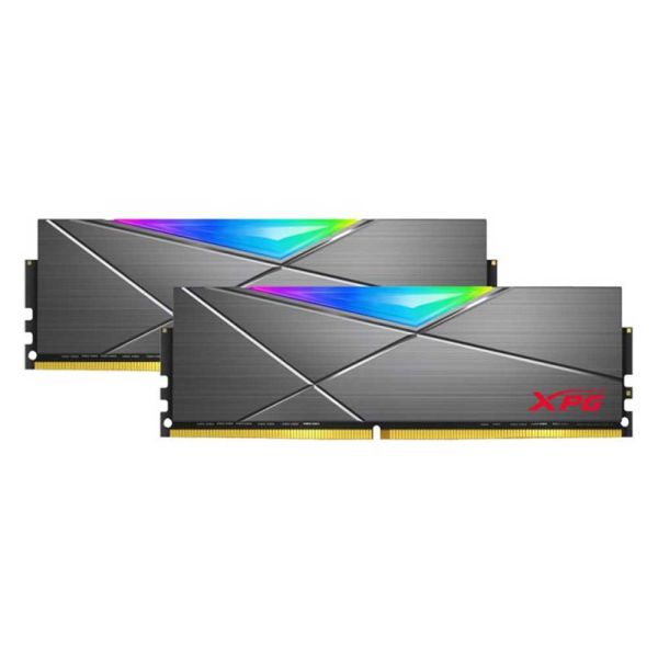 XPG D50 RGB 16GB ( 2 x 8GB ) DDR4 3200MHz - Desktop Gaming Memory RAM Kit - Grey