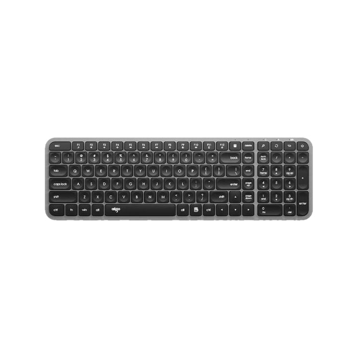 Aigo V100 Wireless Keyboard For Windows and Mac OS - Gray
