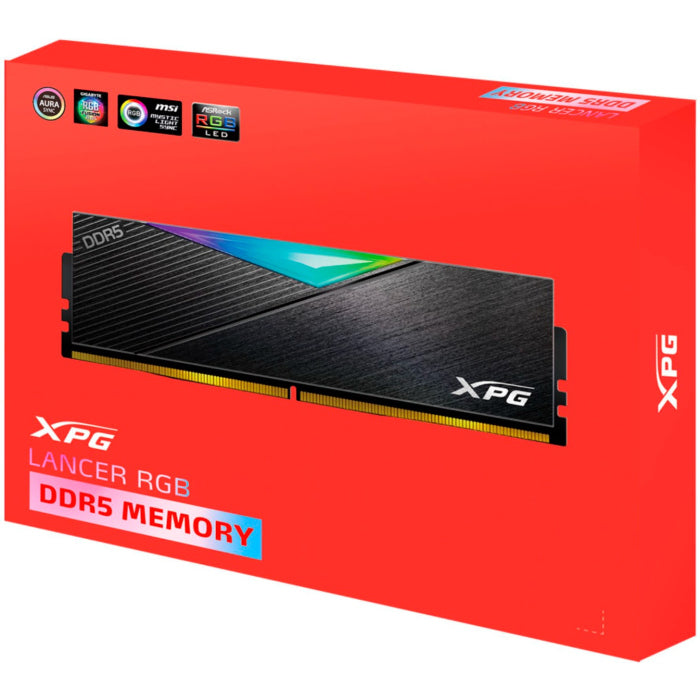 XPG Caster 32GB (2x16GB) DDR5 6000MHz RGB Desktop Memory Kit - Tungsten Grey