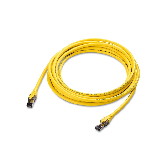 KUWES Cat.8 High Speed Ethernet Cable Up To 40Gbps - 15m - Yellow