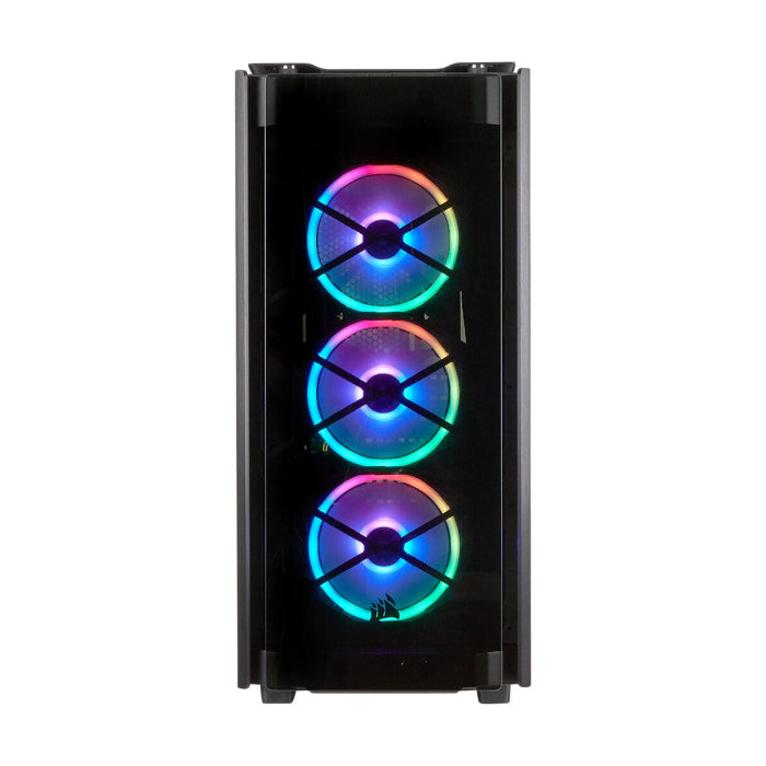 Corsair Obsidian Series 500D RGB SE Mid Tower Case Premium Tempered Glass and Aluminum LL120 Fans -Black