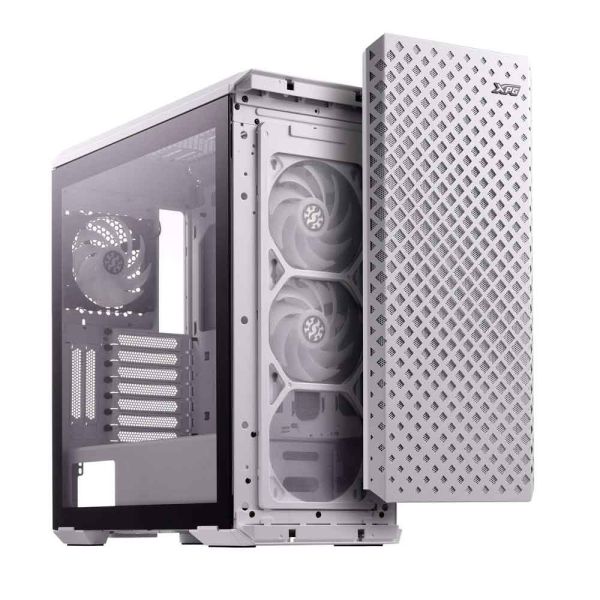 XPG Defender Mid Tower Chassis PC Case - White