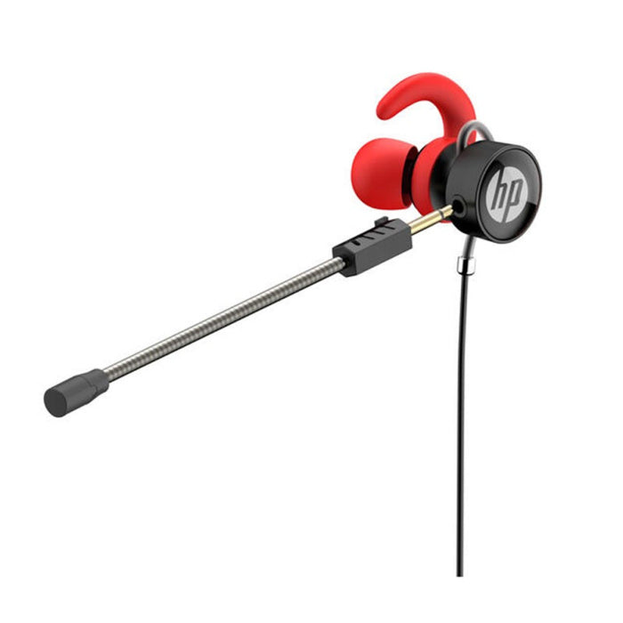 HP DHE-7004 Wired Music Headset In Ear Earphone - Red