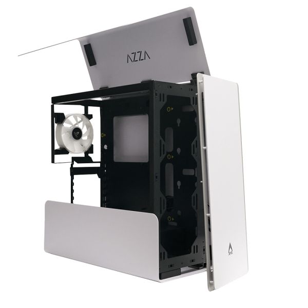 AZZA Cast 808 Mid-Tower PC Case - White
