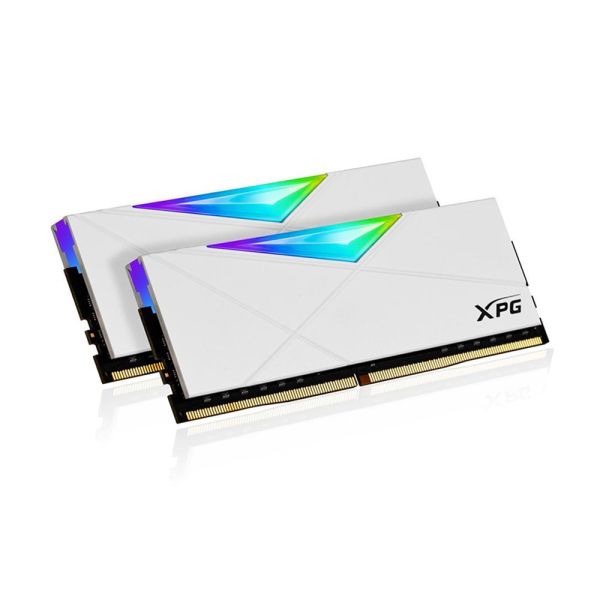XPG SPECTRIX D50 - 16GB (2x8GB) DDR4 - 4133MHz - Desktop Gaming Memory RAM Kit - White