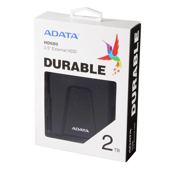 AData HD680 External Hard Drive 2TB - Black