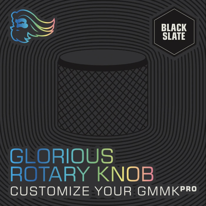 Glorious GMMK PRO Rotary Knob - Black Slate