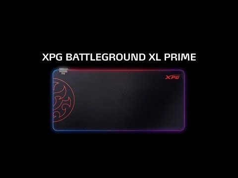 XPG Battleground XL Prime RGB Lighting Extra Large Gaming Mouse Pad - Black