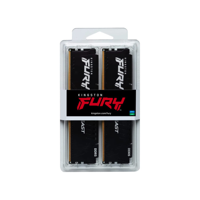 Kingston Fury Beast 64GB (2x32GB) DDR5 5200MT/s CL40 Desktop Memory Kit
