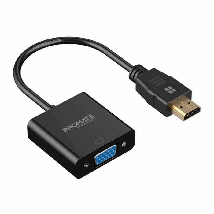 Promate Pro Link HDMI to VGA Adaptor Kit Black