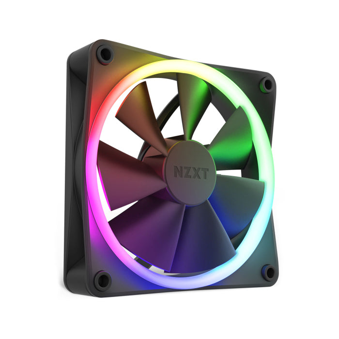 NZXT F120 RGB 120mm RGB Black Single Fan
