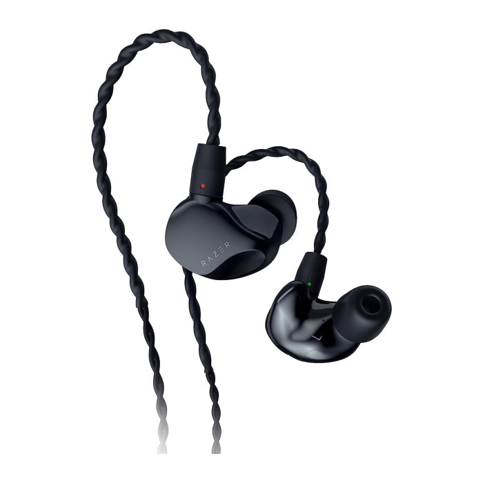Razer Moray Ergonomic In-Ear Monitor With Superior Passive Noise Isolation - Black