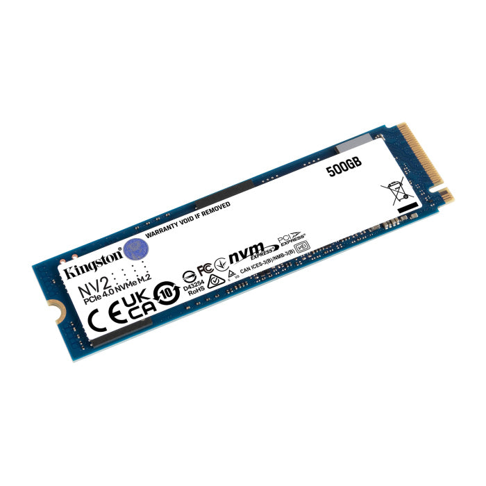 Kingston NV2 500GB M.2 NVMe SSD Up to 3500 MB/s