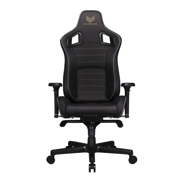 Victorage Bravo Series PU Leather Gaming Chair - Delta Series - Black