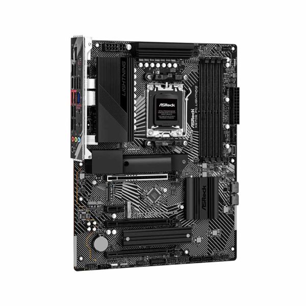 ASRock X670E PG Lightning - Support AMD AM5 RYZEN 7000 Series Processors - Motherboard