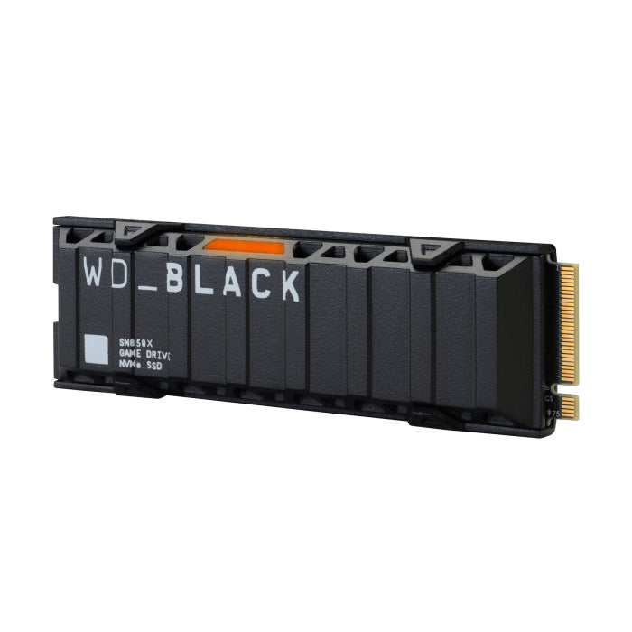 WD 1TB WD_BLACK SN850X Gaming Internal NVMe PCIe 4.0, M.2 SSD with Heatsink, Works with Playstation 5