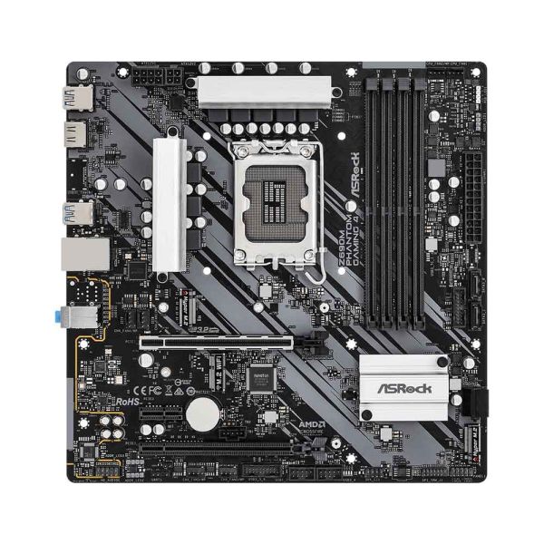 ASRock Intel Z690 Phantom - Gaming Motherboard 4/D5 - Black